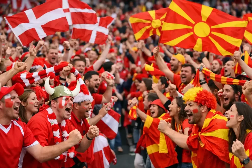 Danmark - Nordmakedonien